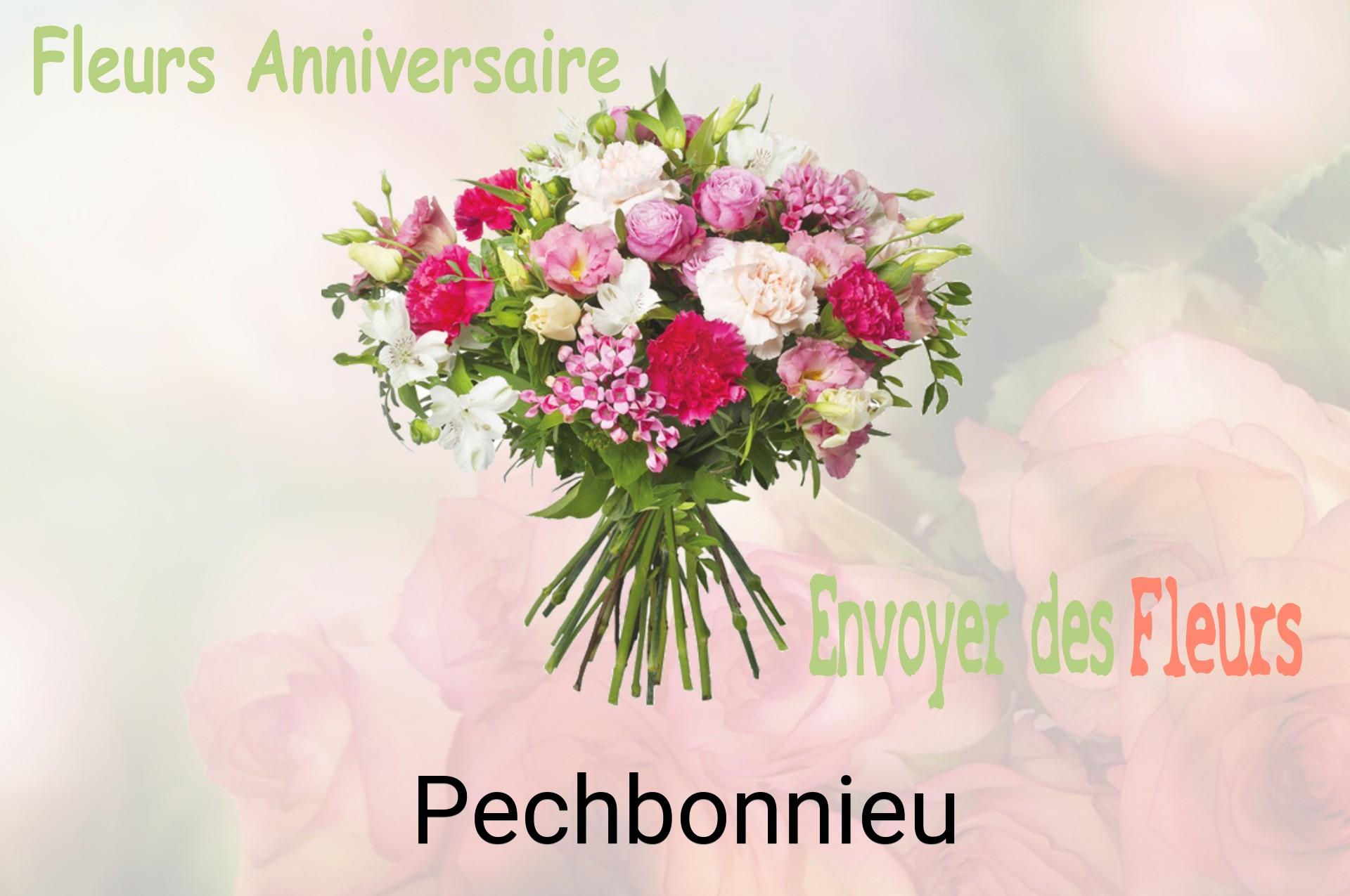Bouquet de fleurs d’anniversaire livré à Pechbonnieu